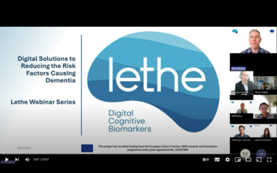 Lethe Webinar Series: Digital Solutions to Reducing the Risk Factors Causing Dementia – The Lethe Approach